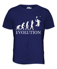BADMINTON EVOLUTION DES MENSCHEN HERREN T-SHIRT TEE SHIRT XS S M L XL 2XL 3XL