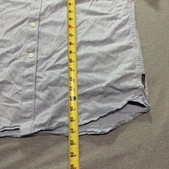 French Connection Button Down Men’s Extra Large Preppy Minimalist Lounge Blue