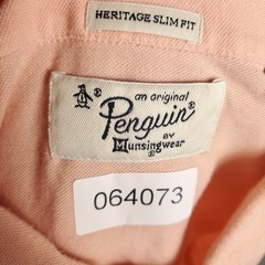 Penguin Polo Shirt Mens Size Xl Peach Colored Casual Short Sleeve Adult