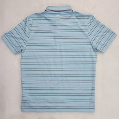 G/Fore Men’s Performance Quick Dry Stretch Golf Polo Shirt Size XXL Blue Striped
