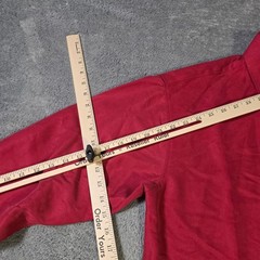 Bugatchi Mens M Button Down Shirt Ruby Red Textured Long Sleeve MS1500L84 NEW