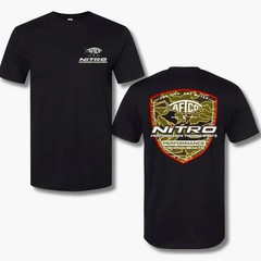 AFTCO Nitro Boats Performance Fishing Shirt Bass Fishing Tee for Anglers Men