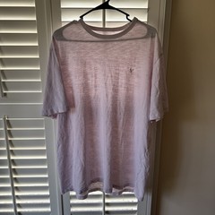 American Eagle Light Pink Super Soft Short Sleeve T Shirt Mens Size XLT – EUC