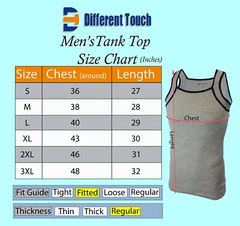 Different Touch 2 Pack Men’s G-unit Tank Tops Square Cut Muscle Rib Tops