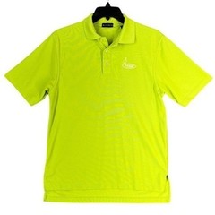 Divots Mens M Polo Plantation Course Edisto Golf Shirt Performance Tech Stretch