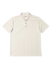 Cubavera Men’s Essential Ribbed Textured Short Sleeve Polo Shirt White, M