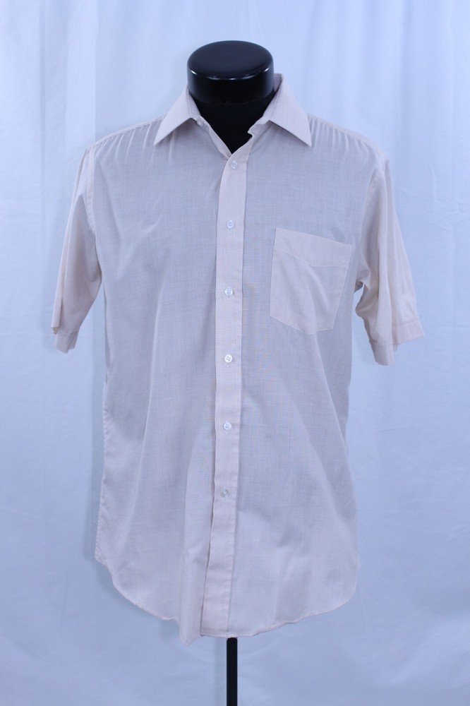 Givenchy Monsieur Men 15 Button Down Shirt Rockabilly Plaid Dress Short 80’s VTG