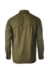 Pnuma Outdoors Long Sleeve Shooting Shirt Dark Olive L PLSSSCYL