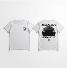 Performance Hatchback Graphic Tee White Automotive Enthusiast Shirt