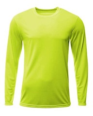 Large – A4 Sprint Long Sleeve Tee N3425 – Lime