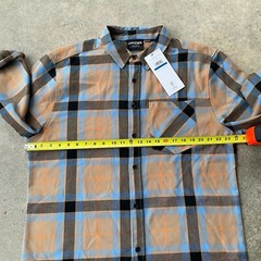 NWT Spyder Elevation Tech Flannel Men’s Size XL Tannin Plaid Outdoor Long Sleeve