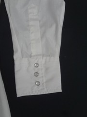 VINTAGE ELY CATTLEMAN PEARL SNAP BUTTON FRONT WHITE MENS 16/33 SHIRT K942
