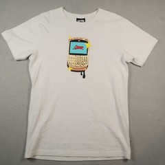 Ice Cream Fox Gold Phone Shirt Men’s Small Pharrell BBC White Graphic Tee