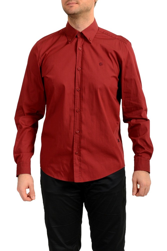 Hugo Boss Men’s “H-LIAM-BD-E-C1-253” Regular Fit Long Sleeve Shirt US M IT 50