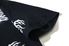 Authentic* Hellstar Cartoon Logo Glitter Logo T-shirt Black