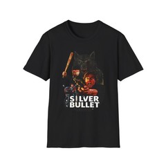 Silver Bullet Werewolf T-Shirt – Retro Horror Comic Style Tee