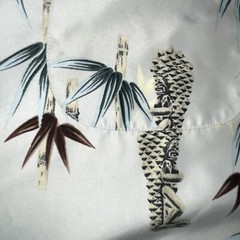 Coconut Pier by Topimage Button Down Shirt Men’s Large Short Sleeve Bamboo USA