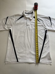 Under Armour Wales Golf Polo Shirt White Black XL Performance Embroidered