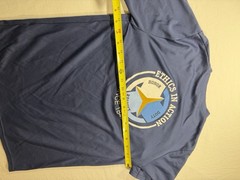 The Citadel Ethics in Action Performance T-Shirt Blue Small Honor Duty Respect