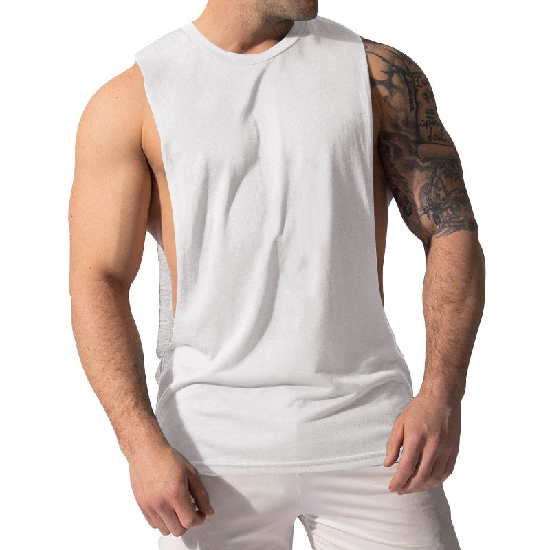 New Quick-Dry Solid Sleeveless Tee