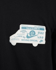 Nike NSW Moving Company Men’s T-Shirt Black/Blue