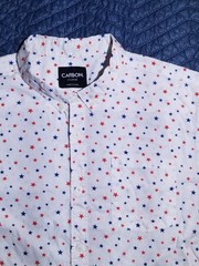 Men’s 4th of July Red White & Blue Short Sleeve Shirt size XL America’s 250th