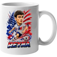 Giovanni Reyna United States Soccer Caricature 2026 World Cup T Shirt