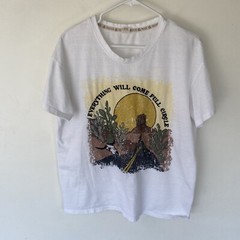 Recycled Threads “Everything Will Come Full Circle” Graphic Tee Size XL