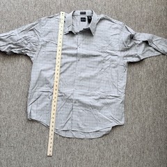 EUC ARROW Regular Men’s Button Down T-Shirt Dress Shirt XL Gray Long Sleeve