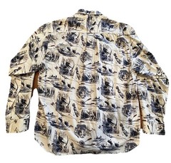 Redhead Men’s Sz Large Button Down Long Sleeve Hunting Archery Deer Print