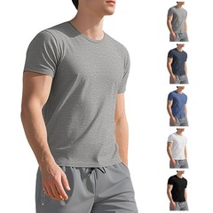 Breathable Slim Crew Neck Spring Summer Base Tee