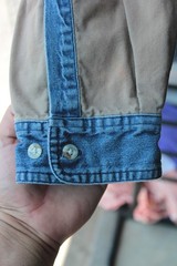 Columbia Deer Hunting Blue Jean Mens Button-Up Western Shirt XL