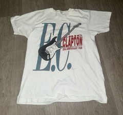 Eric Clapton 25TH Anniversary Tour TShirt Mens Size XL 1988 USA Concert Mint