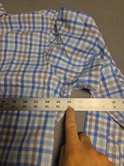 Peter Millar Blue Grey Gingham Large Check Button Down Shirt Mens Large EUC