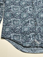 LEVI’S Modern Authentics Metal Button Real Indigo Cotton Party Shirt L 90s VTG