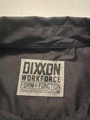 Dixxon Workforce Form Function Men’s 4XL Black Shirt Hidden Button Down Collar