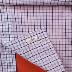 Stafford Men’s BIG Performance Button-Up Long Sleeve Shirt Plaid Size 19-38/39