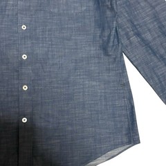 Rye 51 Chambray Casual Woven Button Down Shirts Men’s Size Small batch In Blue