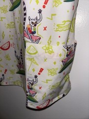 Shinesty Shirt Fruit Smash Men’s Button Up Lemur Hawaiian Short Sleeve Size Med