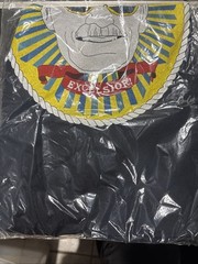 STAN LEE Marvel Excelsior Graphic Yellow Black Tee T-Shirt Mens XL EUC