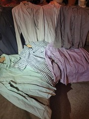 #2 Men’s Button-Down Shirt, Size medium. 8 pack. Many brands men’s shirts