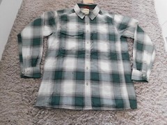 SIMMS Guide Flannel MEDIUM Forest/White Dimensional Buffalo $ 149.98