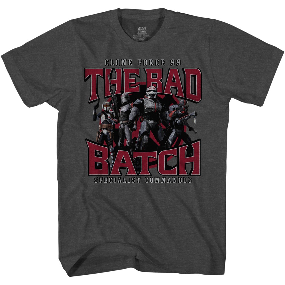 Star Wars The Clone Wars – Clone Force 99 The Bad Batch Adult T Shirt
