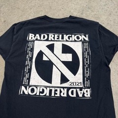 2021 Bad Religion T-shirt Boxed Buster Band Tee Black Mens Large
