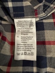 J.Crew Flex Washed Classic Fit Button Down Shirt Men’s Large Plaid Cotton