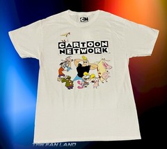 New Cartoon Network 90s Character Squad Cast Men’s White Vintage Retro T-Shirt