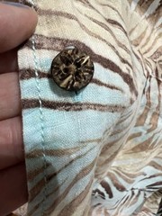 Caribbean Short Sleeve Button Up 100% Linen Floral Print Shirt Men’s Size 4XL