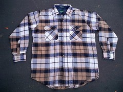 Vintage Campus 100% Acrylic Mens Plaid Hunting Cabin Work Shirt Size Large