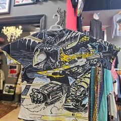 Batman vs Predator Mask and Disguise Megaprint All Over Print T Shirt AOP