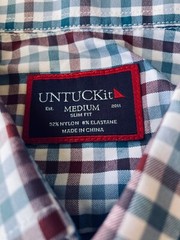 UNTUCKit Wrinkle-Free Performance men’s Amanti shirt Medium Slim Fit